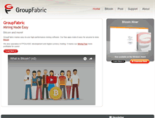 Tablet Screenshot of groupfabric.com